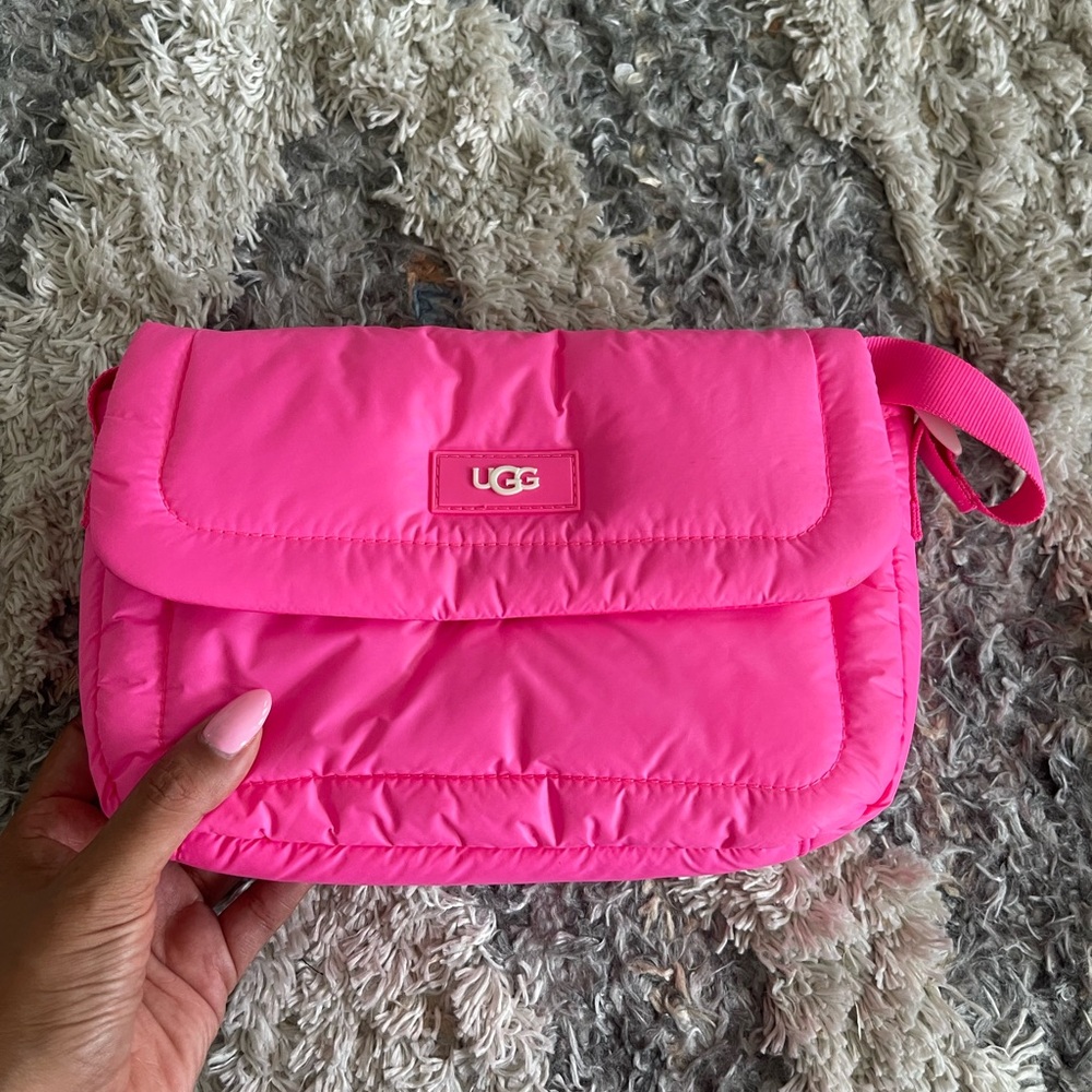 Ugg Dalton Crossbody Nylon hot pink new no tags